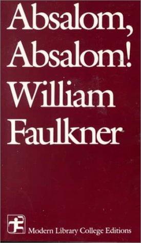 William Faulkner: Absalom, Absalom! (Paperback, McGraw-Hill)